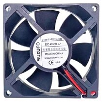 SUXUFO SXF8025HB48 48V 0.3A IP68 Waterproof Axial Fan