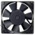 Sanyo Denki 109P1212MH404 DC 12V 0.53A 2 Wires 12025 Axial Cooling Fan