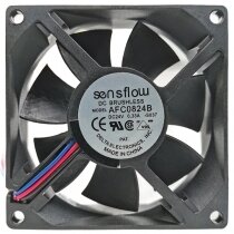 Sensflow AFC0824B 24V 0.33A 2 / 3 Wires 8025 DC Brushless Axial Fan