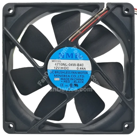 NMB 4710NL-04W-B40 24V 0.44A 2 / 3 Wires Axial Fan