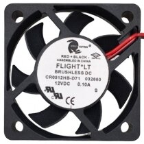 FLIGHT CR0512HB-D71 12V 0.10A 2 Wires 5010 DC Brushless Axial Fan