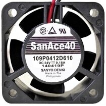 Sanyo 109P0412D610 24V 0.18A 2 / 3 Wires 4020 Axial Fan