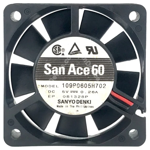 Sanyo 109P0605H702 5V 0.26A 2 / 3 Wires Axial Fan