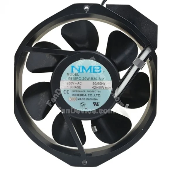 NMB 5915PC-20W-B30-S11 AC 200V 42/40W Axial Cooling Fan