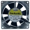 Sanyo 109L0824H402 24V 0.09A 2 Wires Axial Cooling Fan