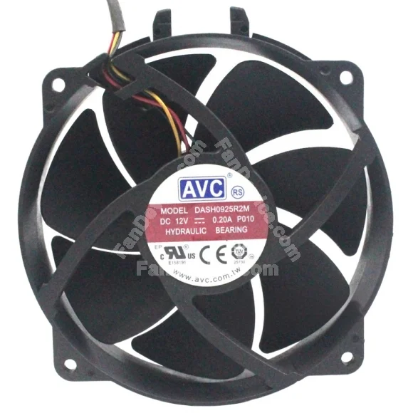 AVC DASH0925R2M 12V 0.20A Hydraulic Bearing Axial Fan