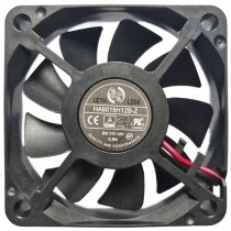 HONGHUA HA6015H12B-Z 12V 0.38A 2 Wires Axial Cooling Fan