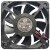 HONGHUA HA6015H12B-Z 12V 0.38A 2 Wires Axial Cooling Fan