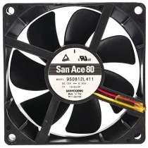 Sanyo 9S0812L411 12V 0.05A 2 / 3 Wires Axial Cooling Fan