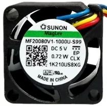 Sunon MF20080V1-1000U-S99 5V 0.72W 4 Wires Cooling Fan