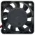 T&T 4010M24S NDA 24V 0.09A 2 Wires Axial Cooling Fan