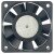 Sanyo Denki 109P0612H701 DC 12V 0.09A 2 / 3 Wires 6015 Axial Fan