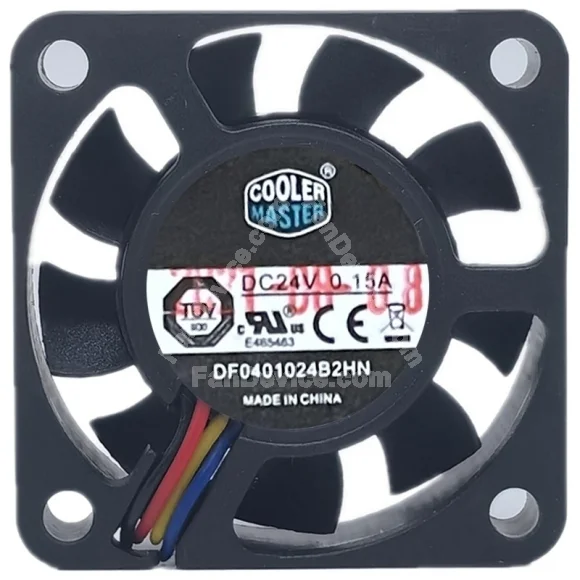 CoolerMaster DF0401024B2HN 24V 0.15A 4 Wires Cooling Fan