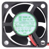 YOUNG LIN DFS402024H 24V 2.2W 2 / 3 Wires Cooling Fan