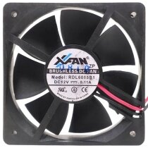 XFAN RDL6015B1 12V 0.11A 2 Wires DC Brushless Cooling Fan
