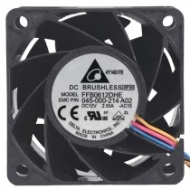 Delta FFB0612DHE 12V 2.50A 4 Wires Axial Cooling Fan