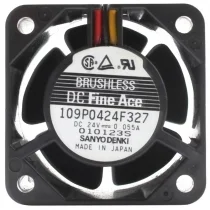 Sanyo 109P0424F327 24V 0.055A 2 / 3 Wires Axial Cooling Fan