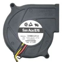 Sanyo 109BD12FC2 12V 0.27A 3 Wires Blower Cooling Fan