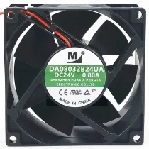 YM DA08032B24UA 24V 0.80A 2 Wires Axial Cooling Fan