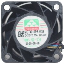 Protechnic MGT4012PB-W28 12V 2.00A 4 Wires Axial Cooling Fan