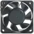 JROWN JD0612UBC1 12V 0.20A 2 Wires Ball Bearing Cooling Fan