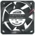 JROWN JD0612UBC1 12V 0.20A 2 Wires Ball Bearing Cooling Fan