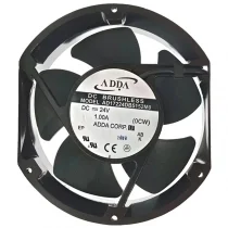 ADDA AD17224DB5152M0 24V 1.00A DC Brushless 3 Wires Axial Cooling Fan