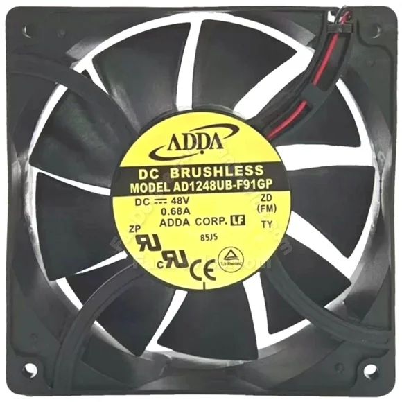 ADDA AD1248UB-F91GP 48V 0.68A DC Brushless 2 Wires Axial Cooling Fan