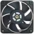 XA-CQJ XA18060B24L 24V 0.25A 2 Wires Ball Bearing 1650RPM Cooling Fan