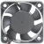 Y.S.TECH FD1240105S-1N DC 12V 1.08W 3 Wires Axial Cooling Fan
