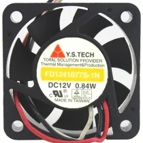 Y.S.TECH FD1241077S-1N DC 12V 0.84W 3 Wires Axial Cooling Fan