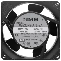 NMB 09225PB-A1L-EA 115V 12/9W Impedance Protected 1 PHASE Cooling Fan