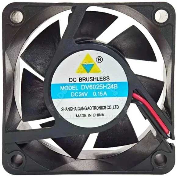 XANG AO DV6025H24B 24V 0.15A DC Brushless 2 Wires Axial Cooling Fan
