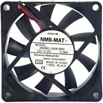 NMB-MAT 2806KL-04W-B50 DC 12V 0.28A 2 Wires Axial Cooling Fan