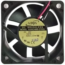 ADDA AD0624MB-D70GL 24V 0.07A DC Brushless 2 Wires Axial Cooling Fan