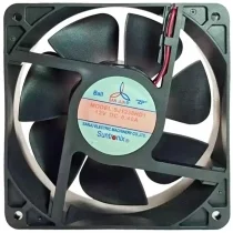 SAN JUN SJ1238HD1 DC 12V 0.40A 2 Wires Ball Bearing Cooling Fan
