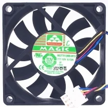 Magic MGT7012MB-W15 DC 12V 0.13A 4 Wires PWM Axial Cooling Fan