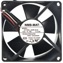 NMB-MAT 3112KL-04W-B39 DC 12V 0.22A 3 Wires Axial Cooling Fan