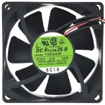 Servo PUDC24Z4R 24V 0.1A 2.4W DC Brushless 2 Wires Axial Cooling Fan