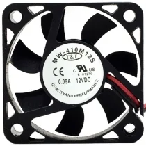 T&T MW-410M12S DC 12V 0.09A 2 Wires Axial Cooling Fan