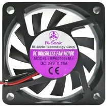 Bi-Sonic BP601024M c1 24V 0.15A DC Brushless 2 / 3 Wires Cooling Fan