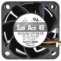 Sanyo 9GA0412P3K05 DC 12V 0.92A 4 Wires PWM Axial Cooling Fan