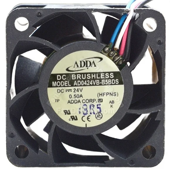 ADDA AD0424VB-B5BDS 24V 0.50A 4 Wires DC Brushless PWM Cooling Fan