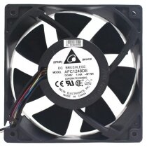 Delta AFC1248DE DC 48V 1.64A 4 Wires Brushless PWM Axial Cooling Fan