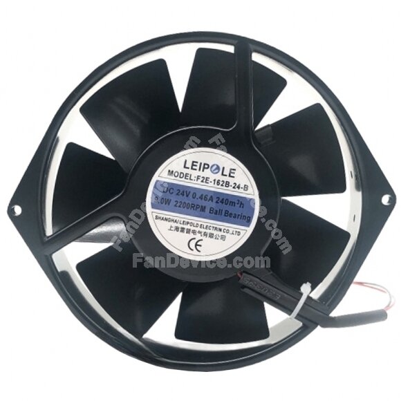 LEIPOLE F2E-162B-24-B DC 24V 0.46A 9.0W Ball Bearing Axial Cooling Fan