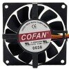 COFAN F-4008H05B DC 5V 0.28A 3 Wires 4008 Axial Cooling Fan