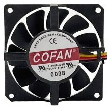 COFAN F-4008H05B DC 5V 0.28A 3 Wires 4008 Axial Cooling Fan