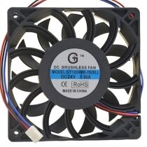 GT1224MB-25(BL) DC 24V 0.90A 12025 Brushless Axial Cooling Fan