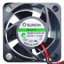 Sunon Maglev HA40201V4-Q02U-A99 DC 12V 0.45W 2 Wires Axial Cooling Fan