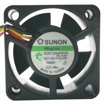Sunon KDE1204PKV3 DC 12V 0.4W 2 Wires / 3 Wires / 4 Wires Axial Cooling Fan